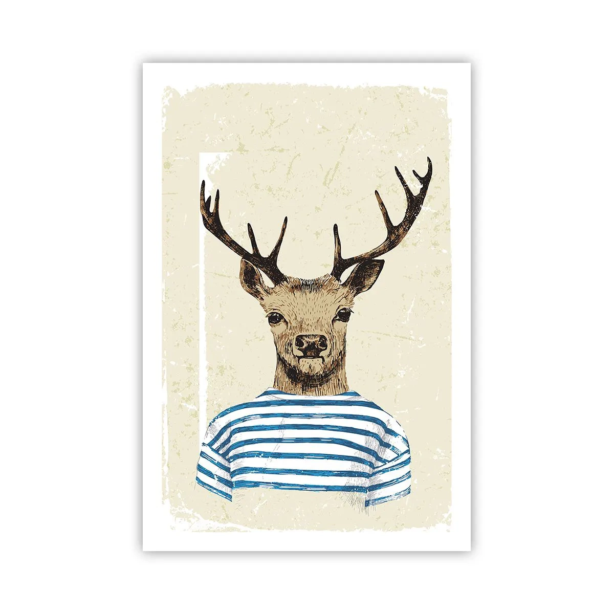 Plakat - Fordi jeg kan lide stribede skjorter! - 61x91 cm