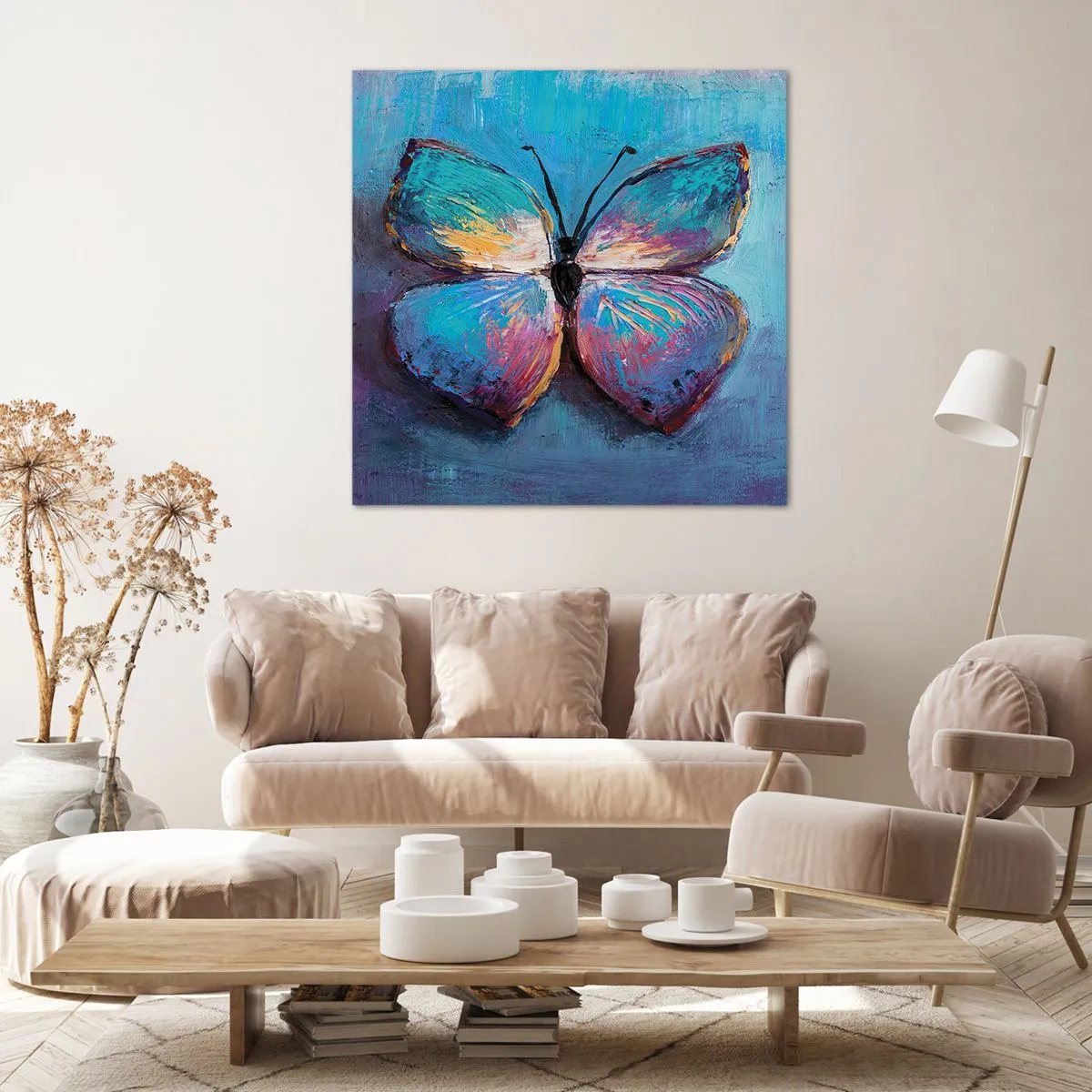 Lærredstryk - Billede på lærred - I sin fulde pragt - 70x70 cm