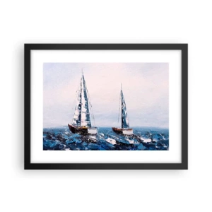 Plakat i sort ramme - Vindens broderskab - 40x30 cm