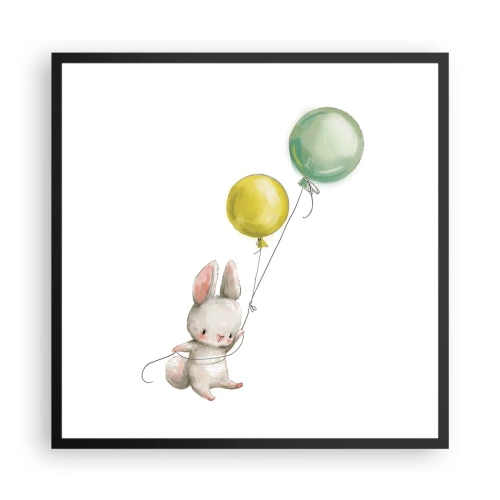 Plakat i sort ramme - Jeg vil også anbefale den! - 60x60 cm