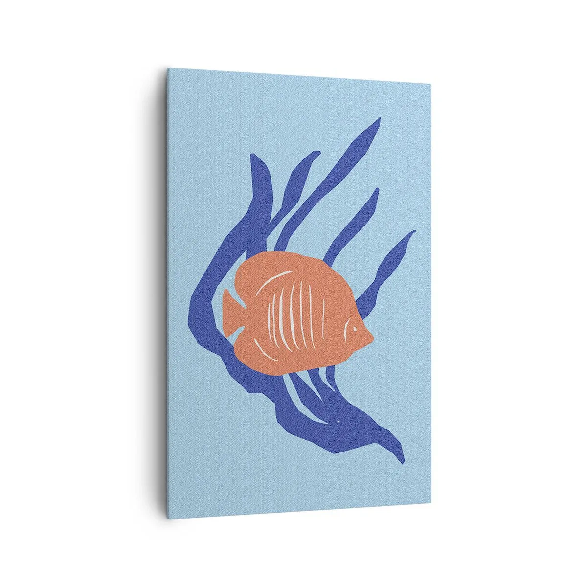 Lærredstryk - Billede på lærred - Koralvandsbeboer - 80x120 cm