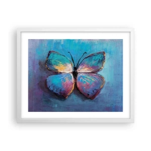 Plakat i hvid ramme - I sin fulde pragt - 50x40 cm