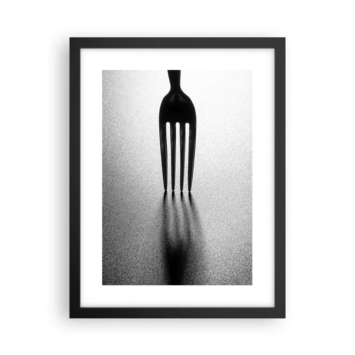 Plakat i sort ramme - Lys og skygge - 30x40 cm