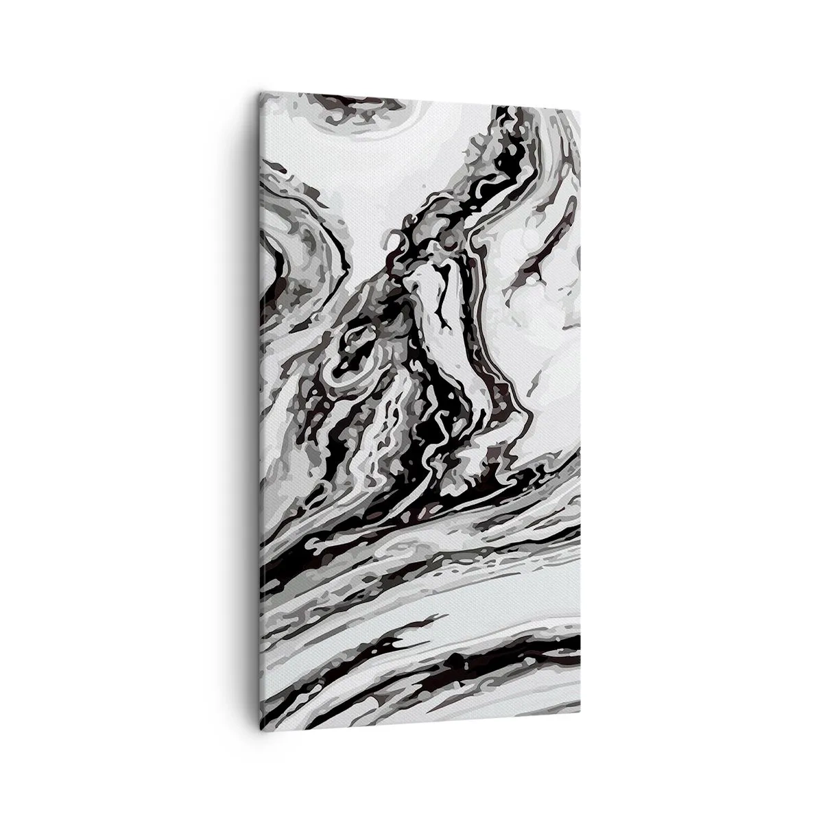 Lærredstryk - Billede på lærred - I begyndelsen var det kaos - 45x80 cm
