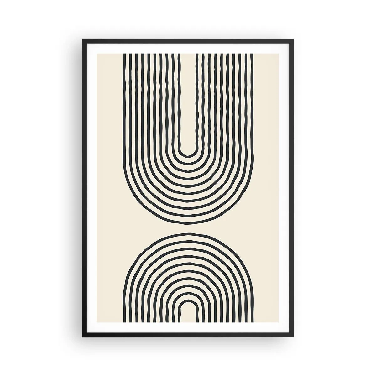 Plakat i sort ramme - Kommer snart... - 70x100 cm