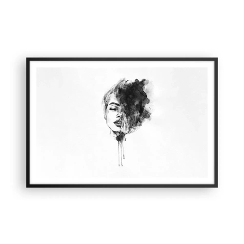 Plakat i sort ramme - Hvad piger drømmer om - 91x61 cm