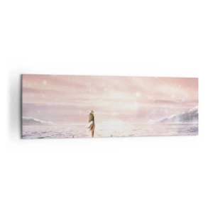 Lærredstryk - Billede på lærred - I lyset af en drøm - 160x50 cm