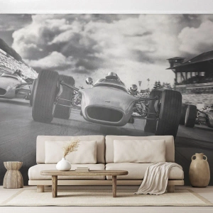 Fototapet Premium Canvas - Der er kraft! - Formel 1, Køretøj, Race - 350x256 cm