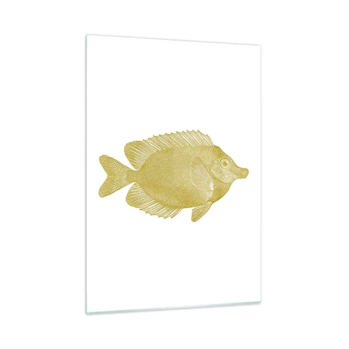 Billede på glas - Fisk og det er det - 50x70 cm