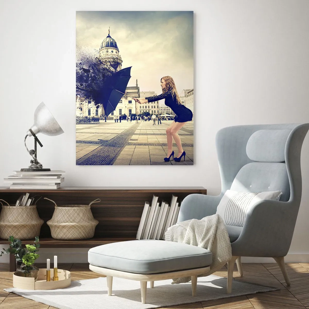 Billede på glas - Der er en sådan vind... - 50x70 cm