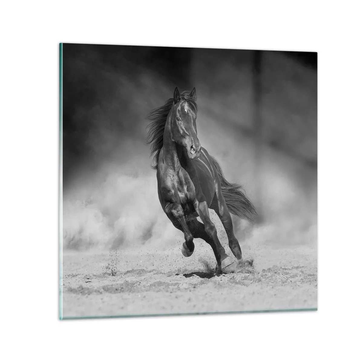 Billede på glas - Værdig til emiren selv - 30x30 cm