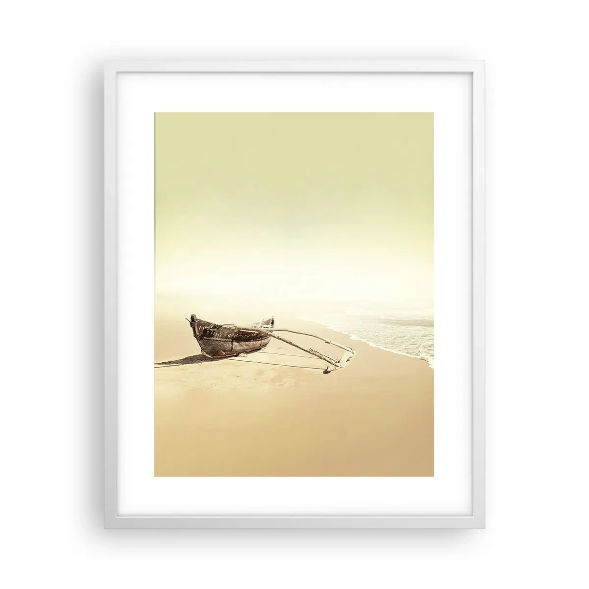 Plakat i hvid ramme - Et minde om Sydhavet - 40x50 cm