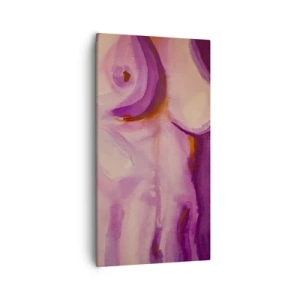 Lærredstryk - Billede på lærred - En ode til kvindelighed - 55x100 cm