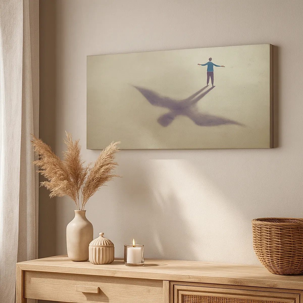 Lærredstryk - Billede på lærred - Fremtidens helt - 30x30 cm