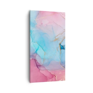 Lærredstryk - Billede på lærred - Møde og gennemtrængning - 55x100 cm