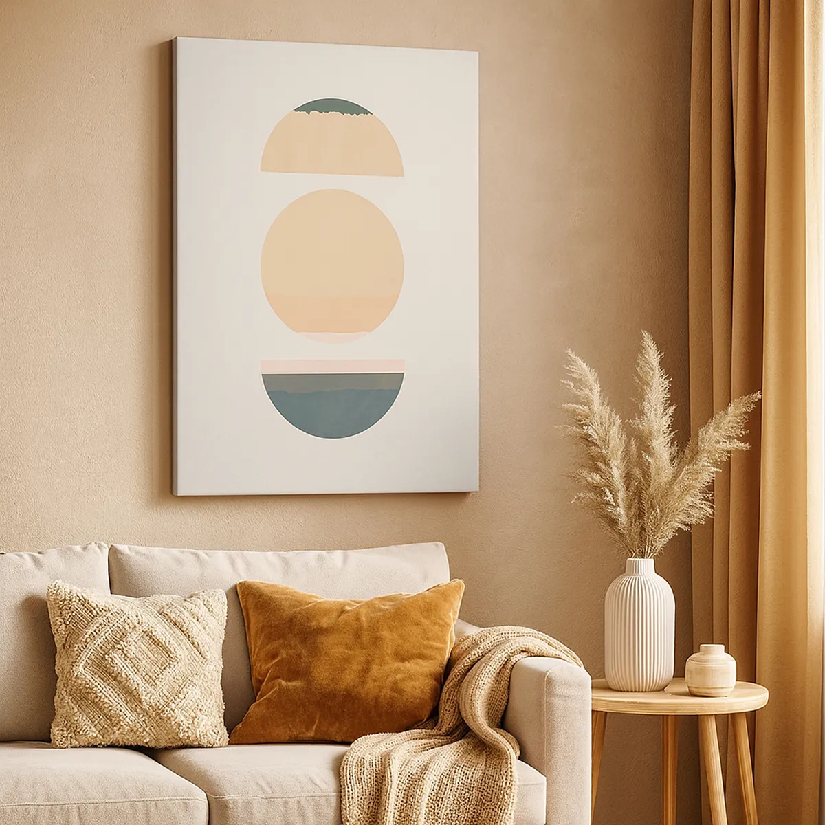 Lærredstryk - Billede på lærred - Hjul for hjul - 50x70 cm