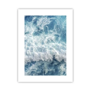 Plakat - Glædeligt og i spring - 30x40 cm