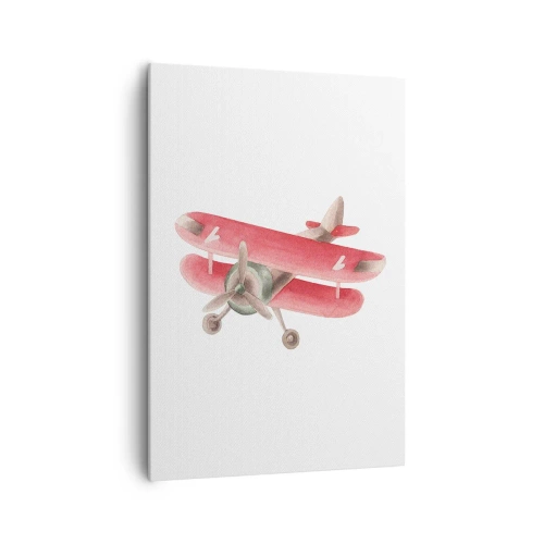 Lærredstryk - Billede på lærred - Klar til at flyve højt - 70x100 cm