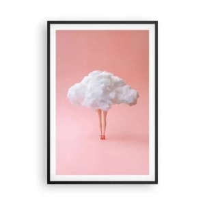 Plakat i sort ramme - Et sødt løfte - 61x91 cm