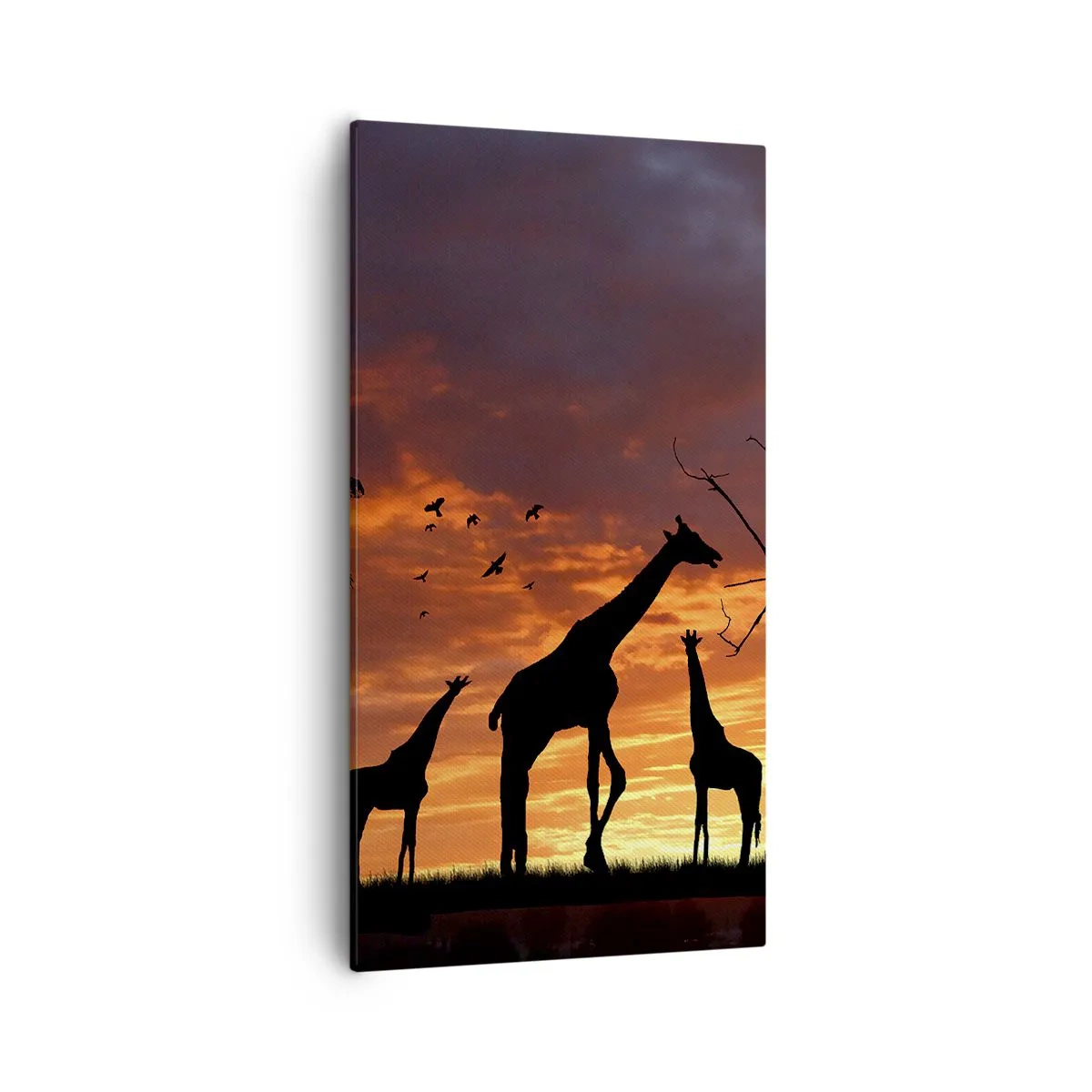 Lærredstryk - Billede på lærred - En lille middag med dem, du holder af - 55x100 cm