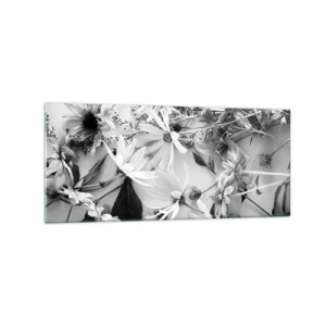 Billede på glas - Blomster uden buket - 120x50 cm