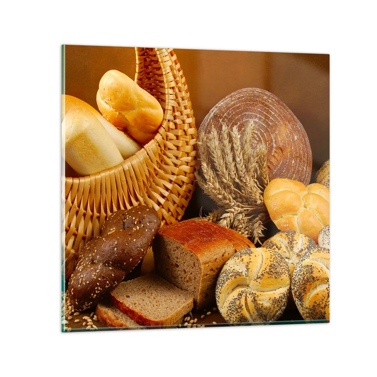 Billede på glas - Vi slap væk igen - 30x30 cm