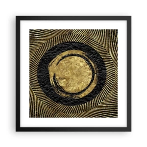Plakat i sort ramme - Glamour-komposition - 40x40 cm