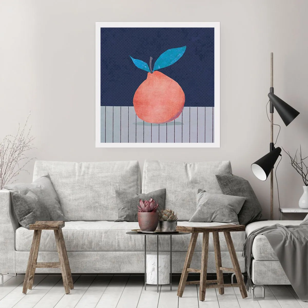 Plakat - Konveksitet og plan - 60x60 cm