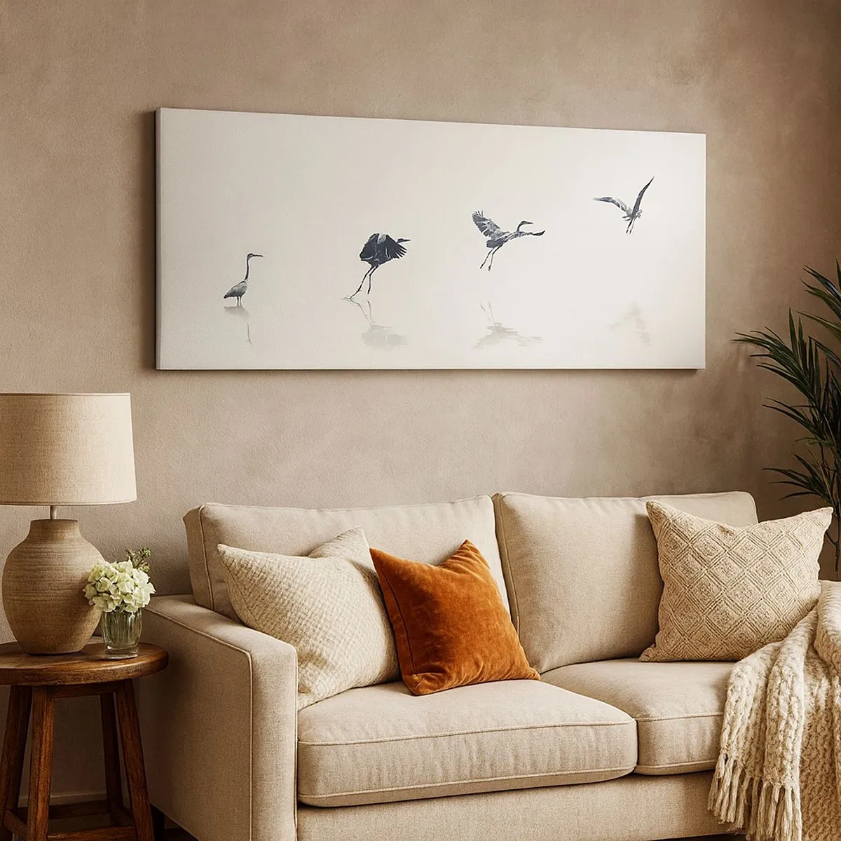 Lærredstryk - Billede på lærred - Fire enkle trin - 100x40 cm