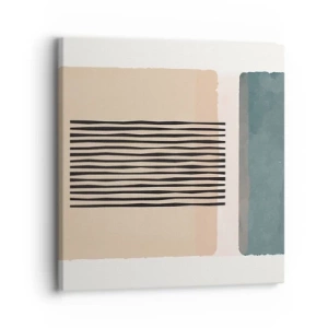 Lærredstryk - Billede på lærred - Alt er i god stand - 30x30 cm