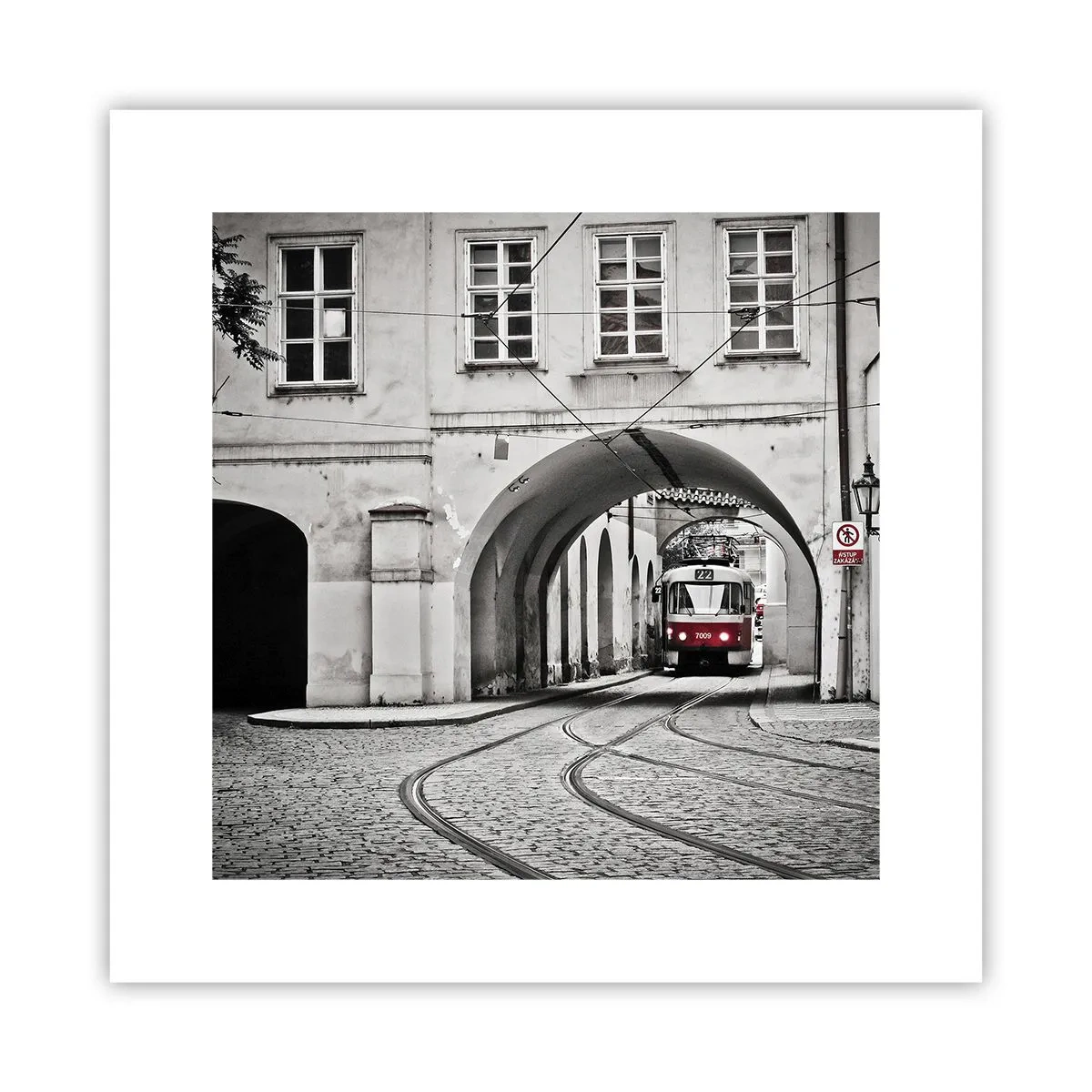 Plakat - Gennem byens labyrint - 30x30 cm