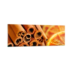 Billede på glas - Kan du lugte deres duft? - 90x30 cm