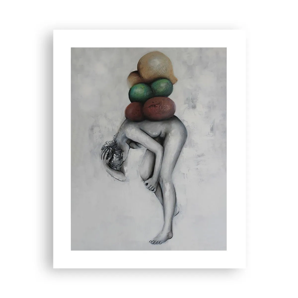 Plakat - Livets byrde - 40x50 cm