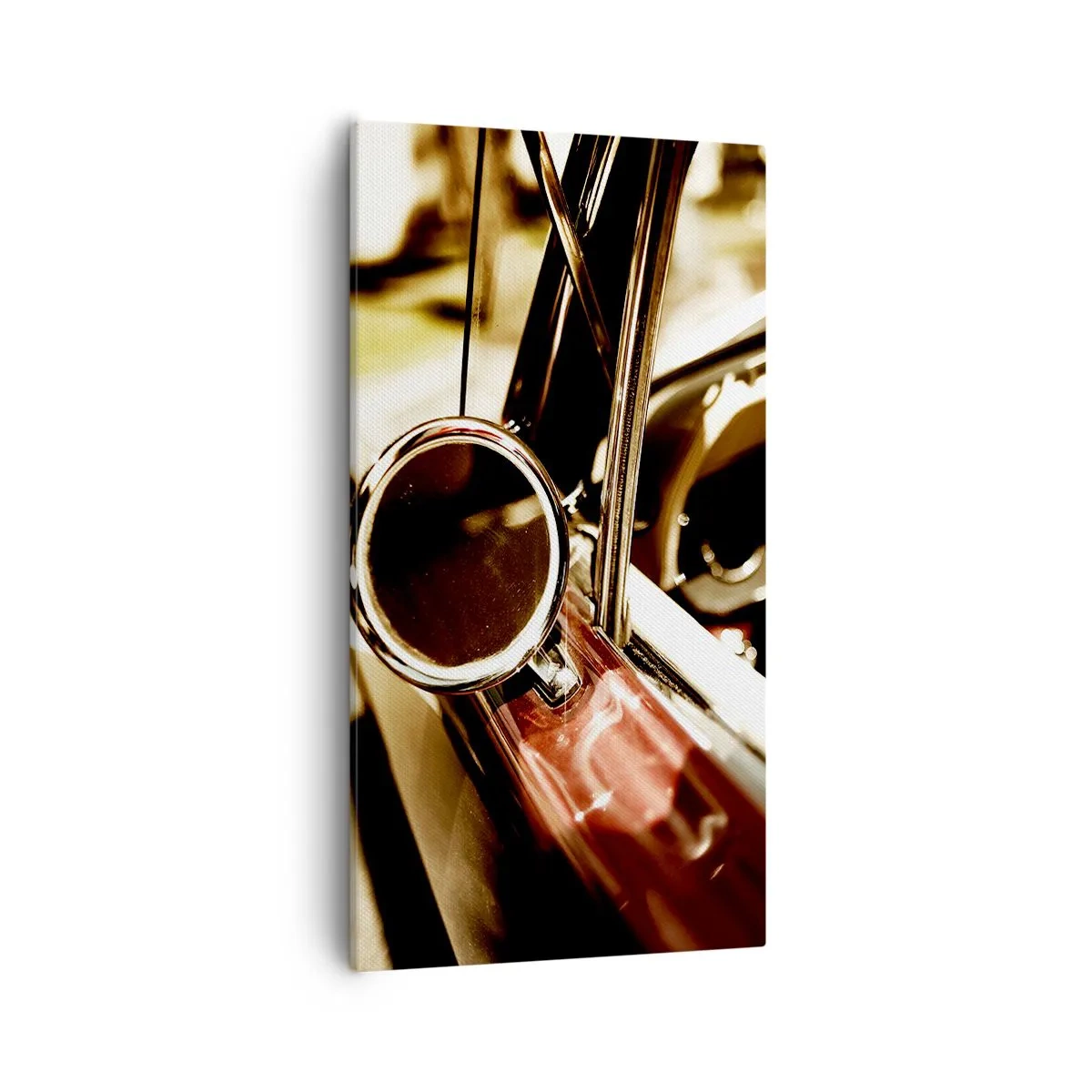 Lærredstryk - Billede på lærred - En bil med sjæl - 55x100 cm