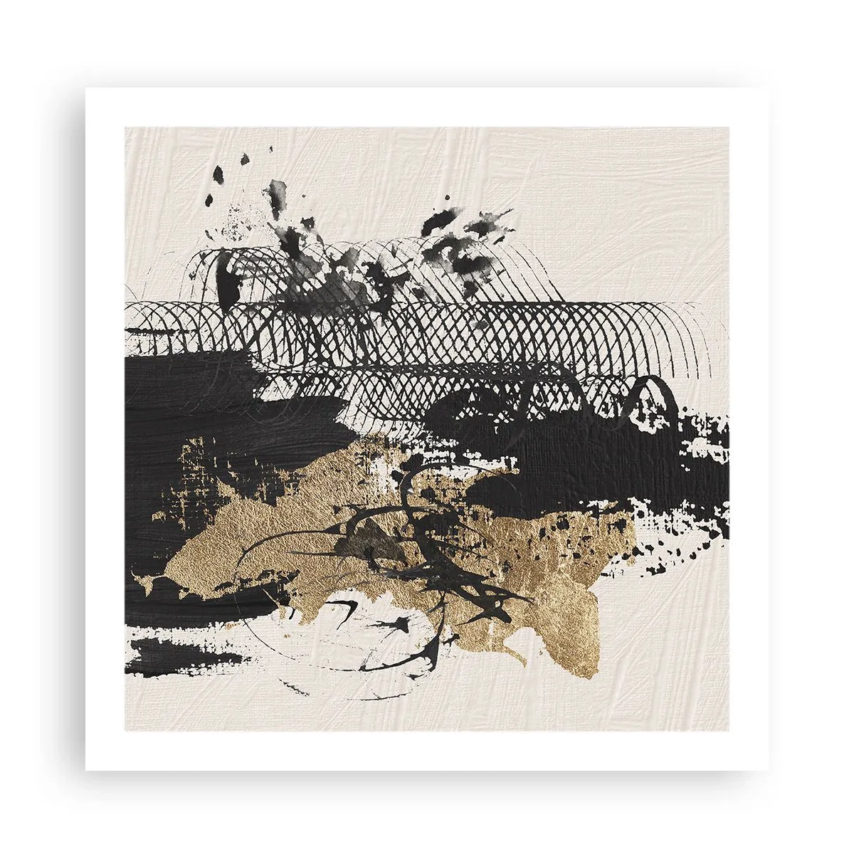 Plakat - Komposition med lidenskab - 60x60 cm