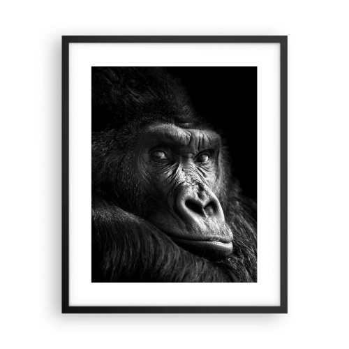 Plakat i sort ramme - Og hvad kigger du på? - 40x50 cm