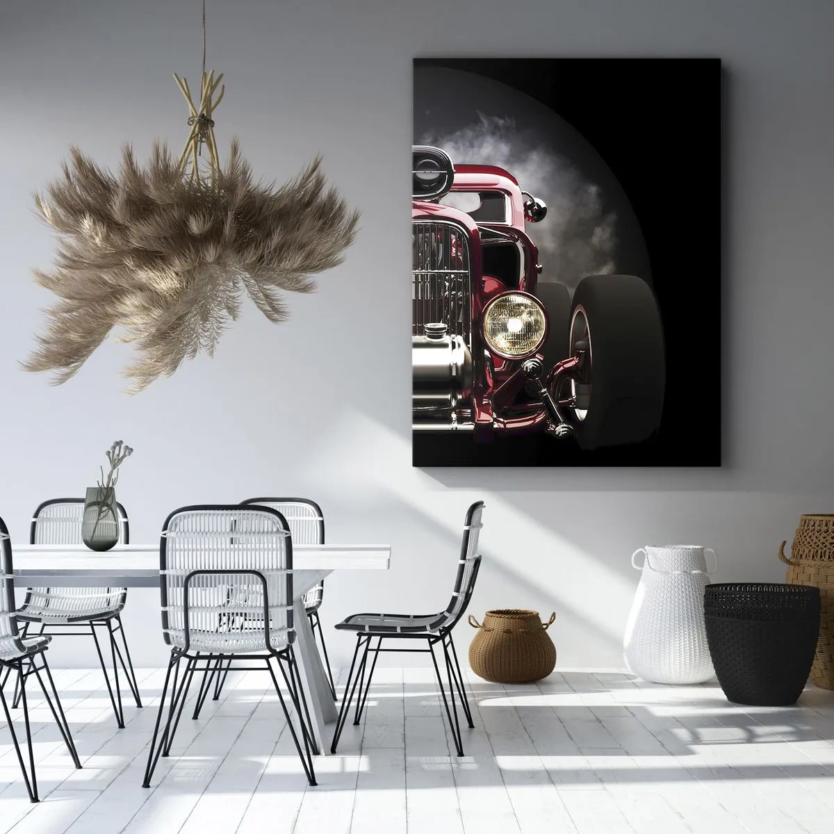 Lærredstryk - Billede på lærred - Hurtigt og rasende smukt - 65x120 cm