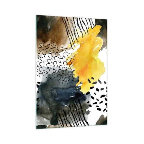 Billede på glas - Et møde mellem elementerne - 50x70 cm