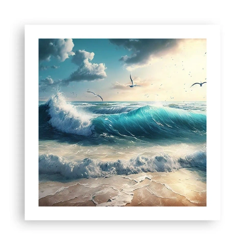 Plakat - Støj kun for dig - 50x50 cm