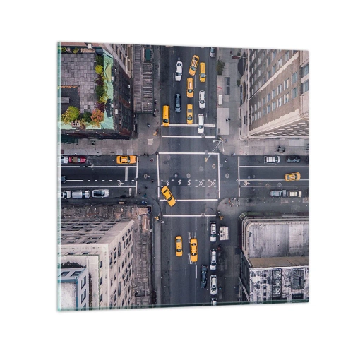 Billede på glas - Et enkelt valg - 50x50 cm