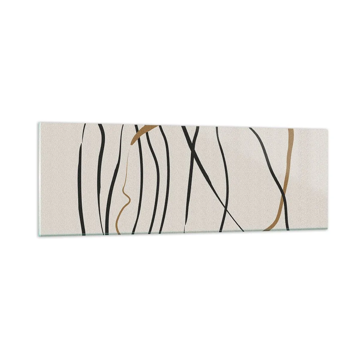 Billede på glas - Komposition - dans i besiddelse - 90x30 cm