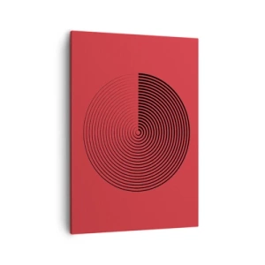 Lærredstryk - Billede på lærred - Cirkulær bevægelse - 50x70 cm
