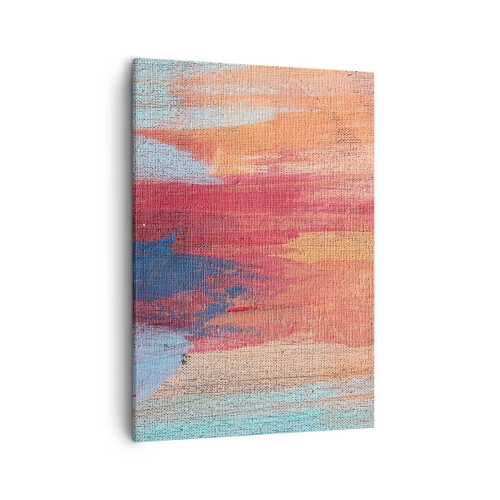 Lærredstryk - Billede på lærred - Lad en regnbue flyde - 50x70 cm