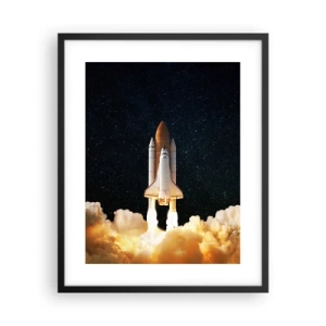 Plakat i sort ramme - Ad astra! - 40x50 cm