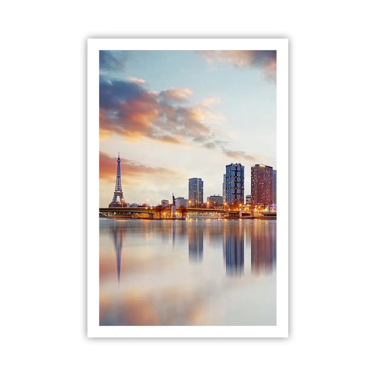 Plakat - Den monumentale ro i Paris - 61x91 cm