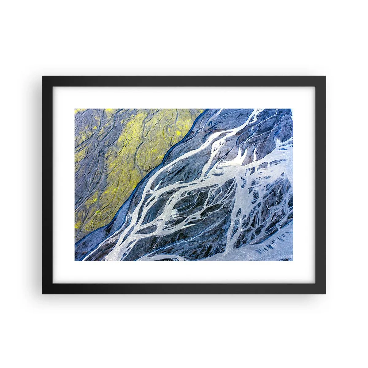 Plakat i sort ramme - Naturens hulemalerier - 40x30 cm