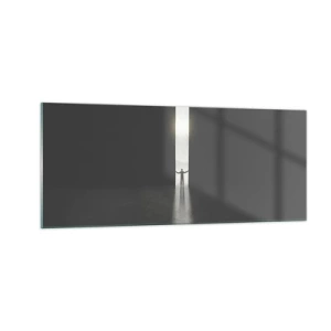 Billede på glas - Et skridt mod en lys fremtid - 100x40 cm