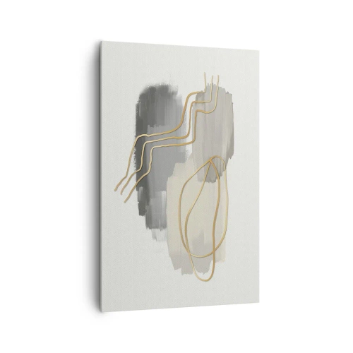 Lærredstryk - Billede på lærred - Vedholdenhed og bevægelse - 80x120 cm