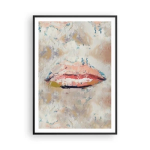 Plakat i sort ramme - Vækker sanserne - 70x100 cm