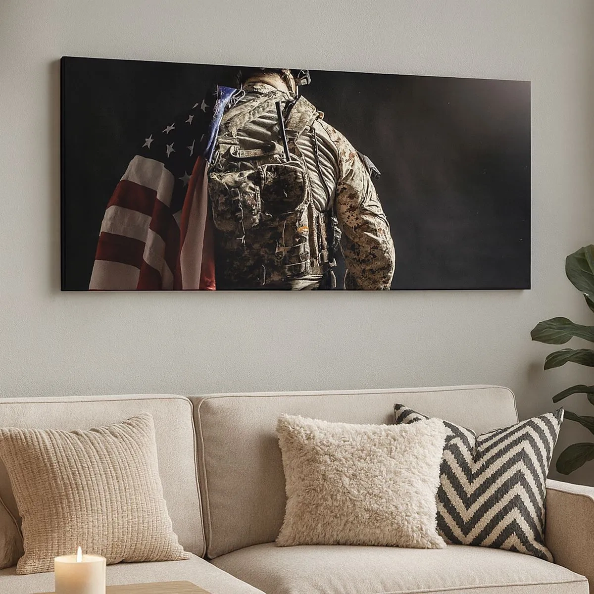 Lærredstryk - Billede på lærred - Det er grunden til, at - 100x40 cm